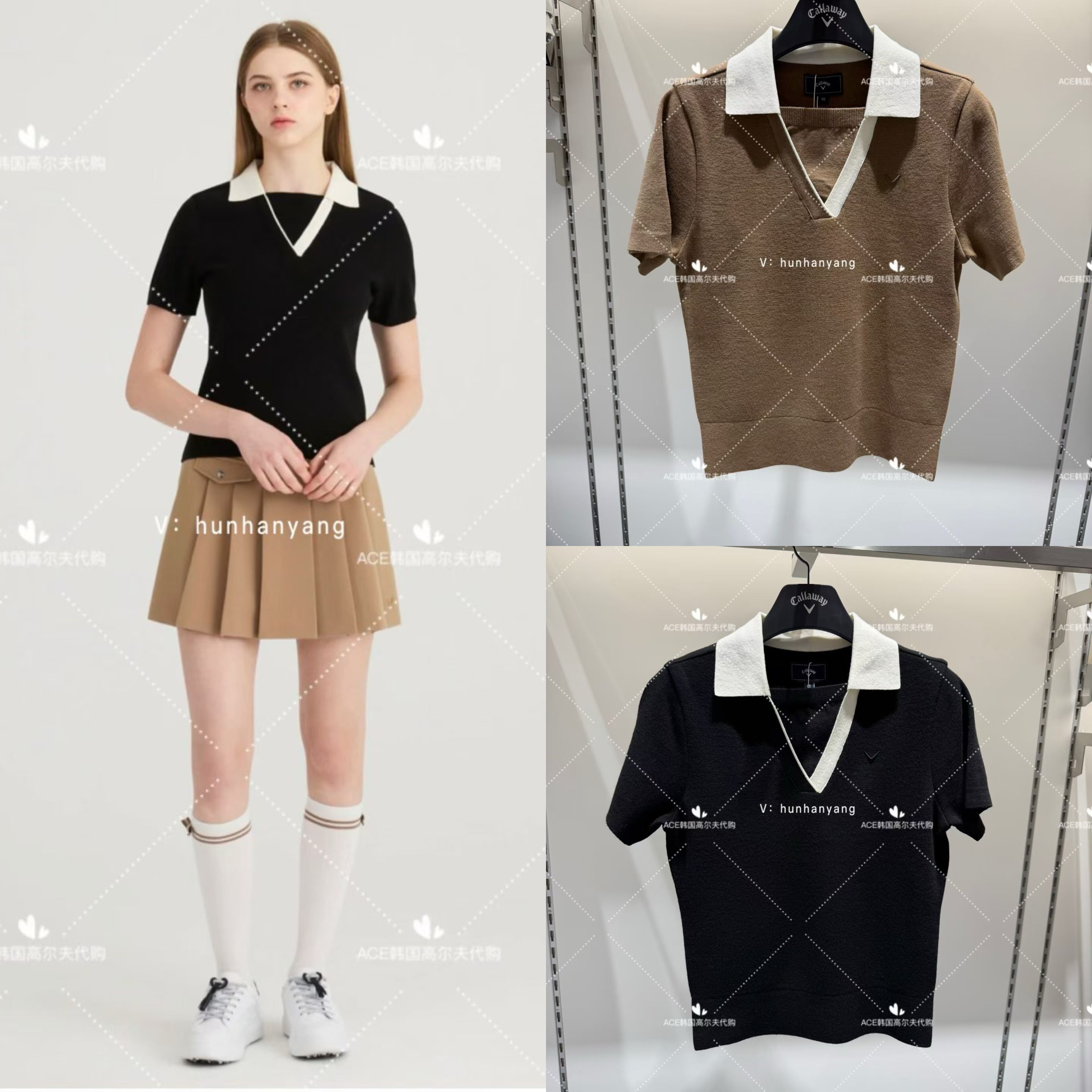 女士高尔夫服装25冬季上衣