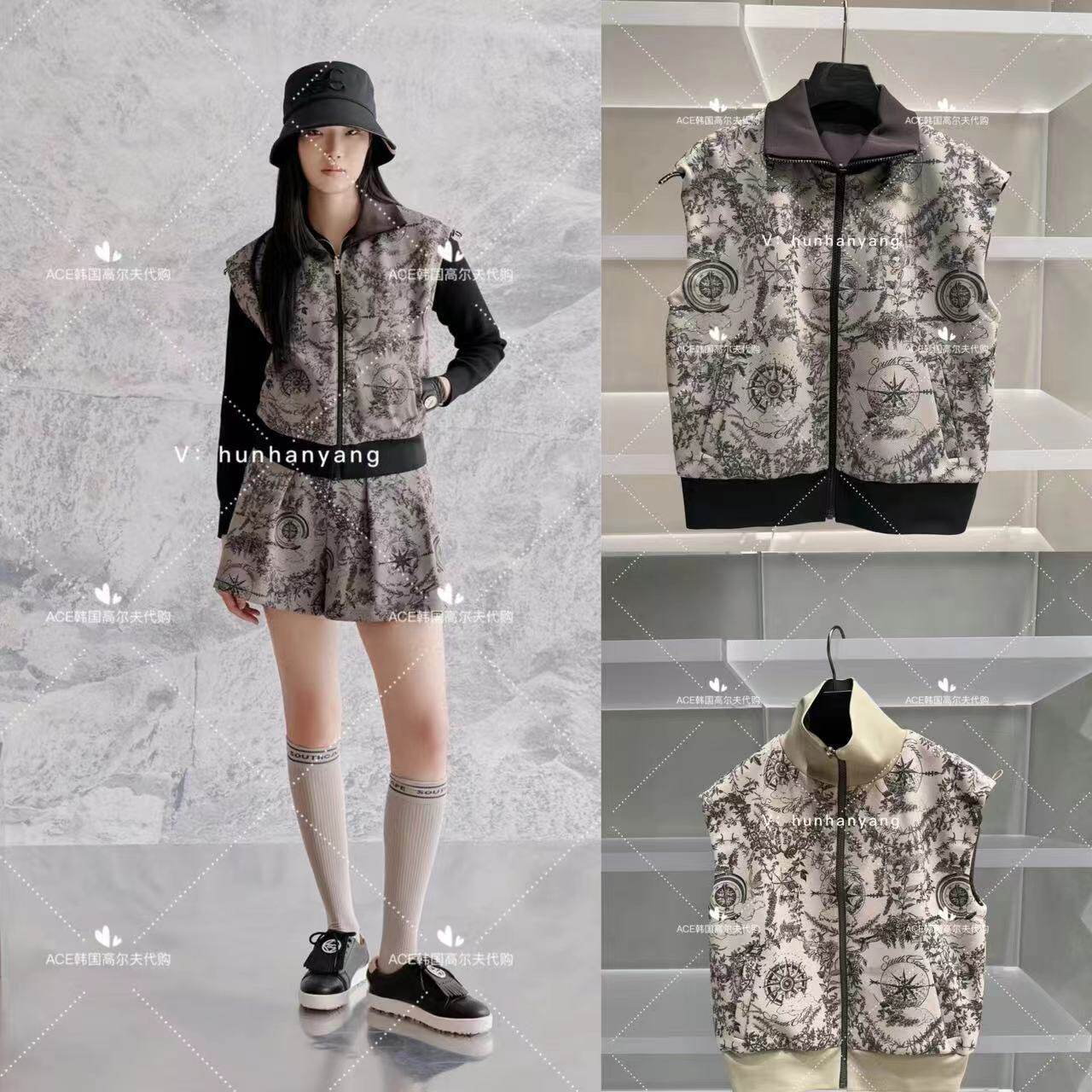 女士高尔夫服装24秋冬马甲