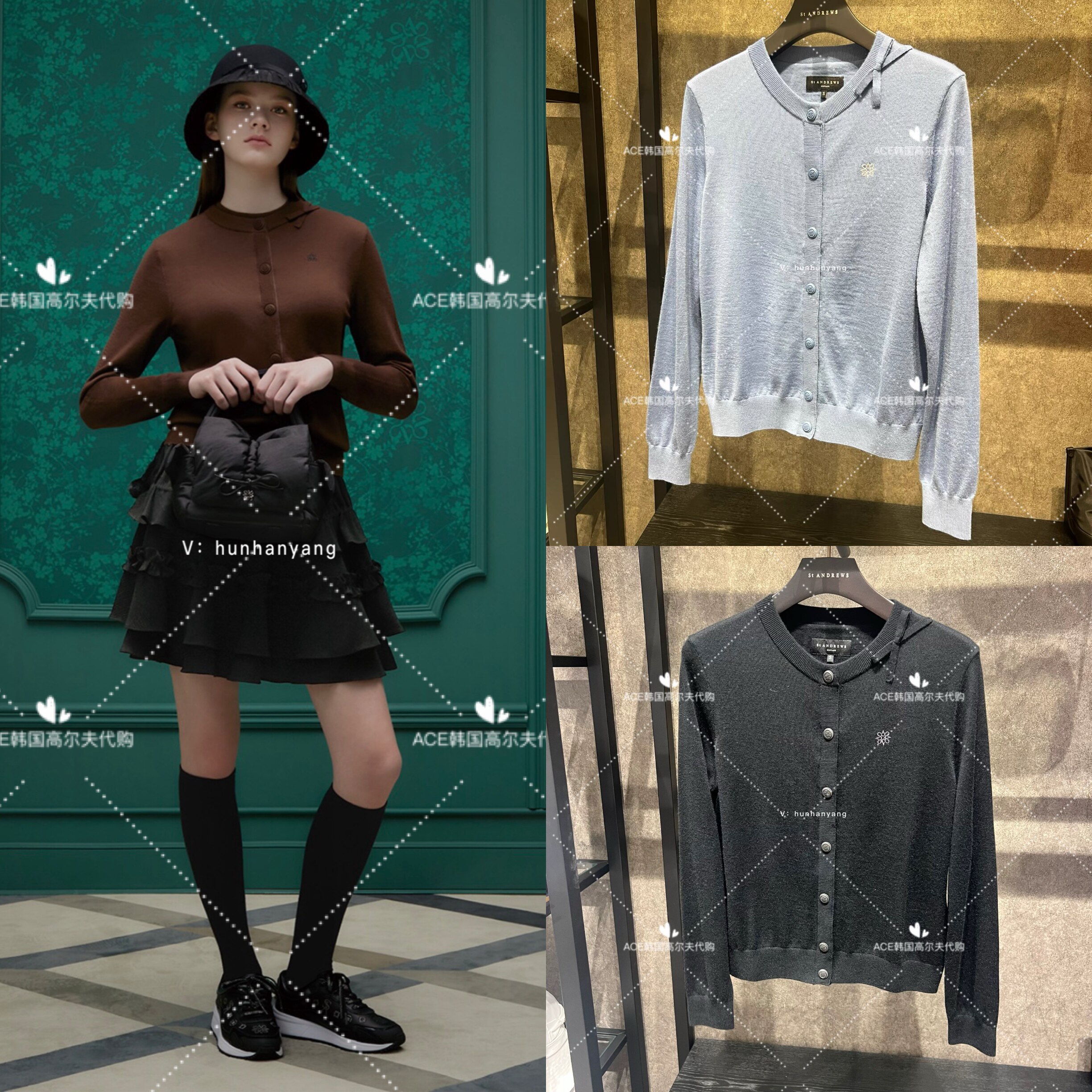 女士高尔夫服装25秋季上衣