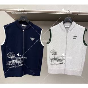 SOUTHCAPE男士高尔夫马甲26春季新款百搭休闲时尚运动舒适拉链
