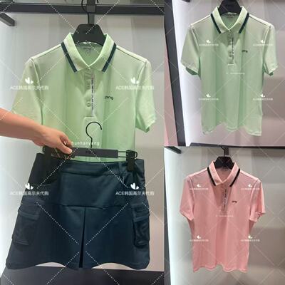 女士高尔夫服装25夏季上衣