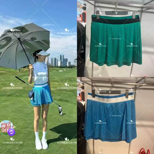 女士高尔夫服装25夏季裙子