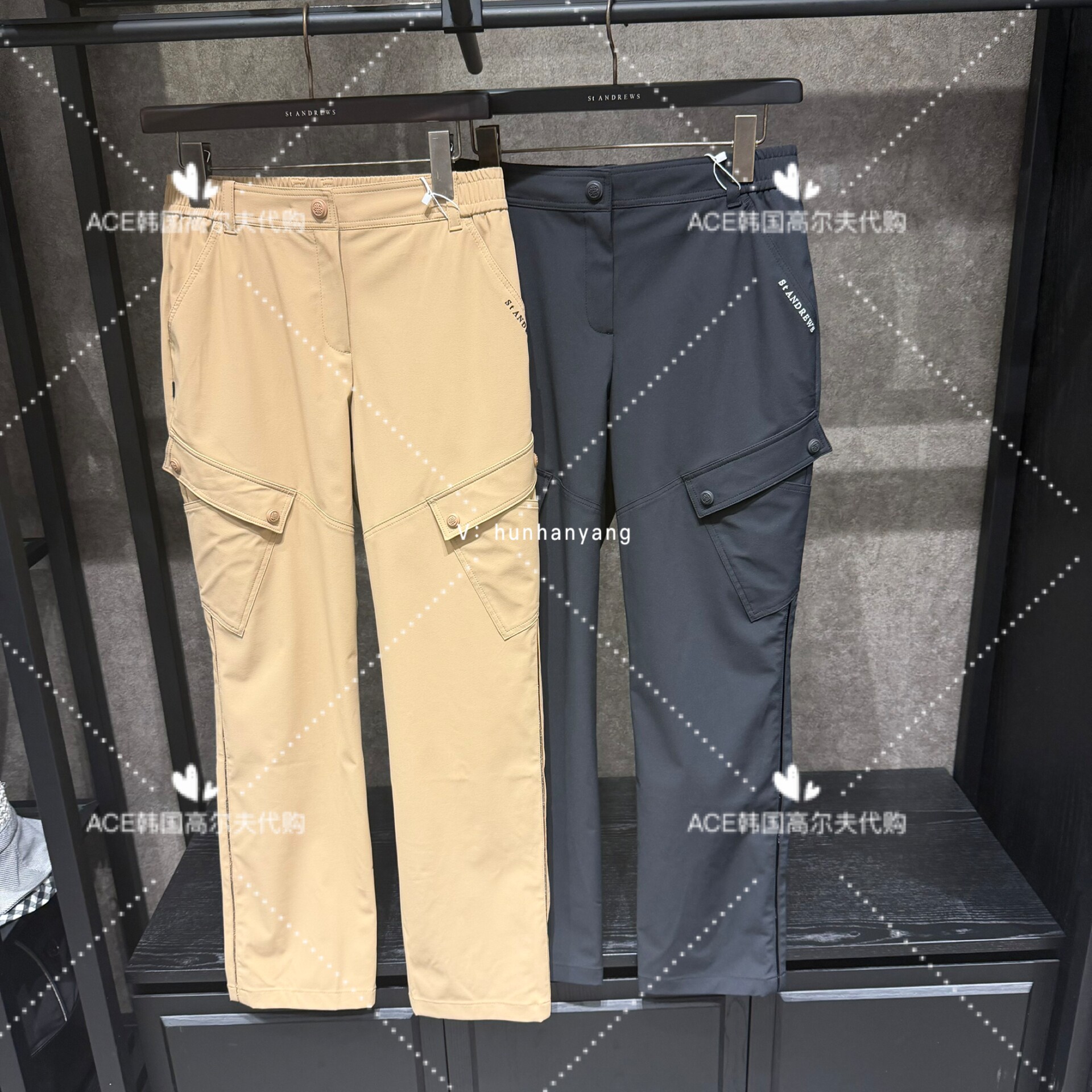 St ANDREWS女士高尔夫运动裤26夏季新款百搭休闲修身运动裤PF205