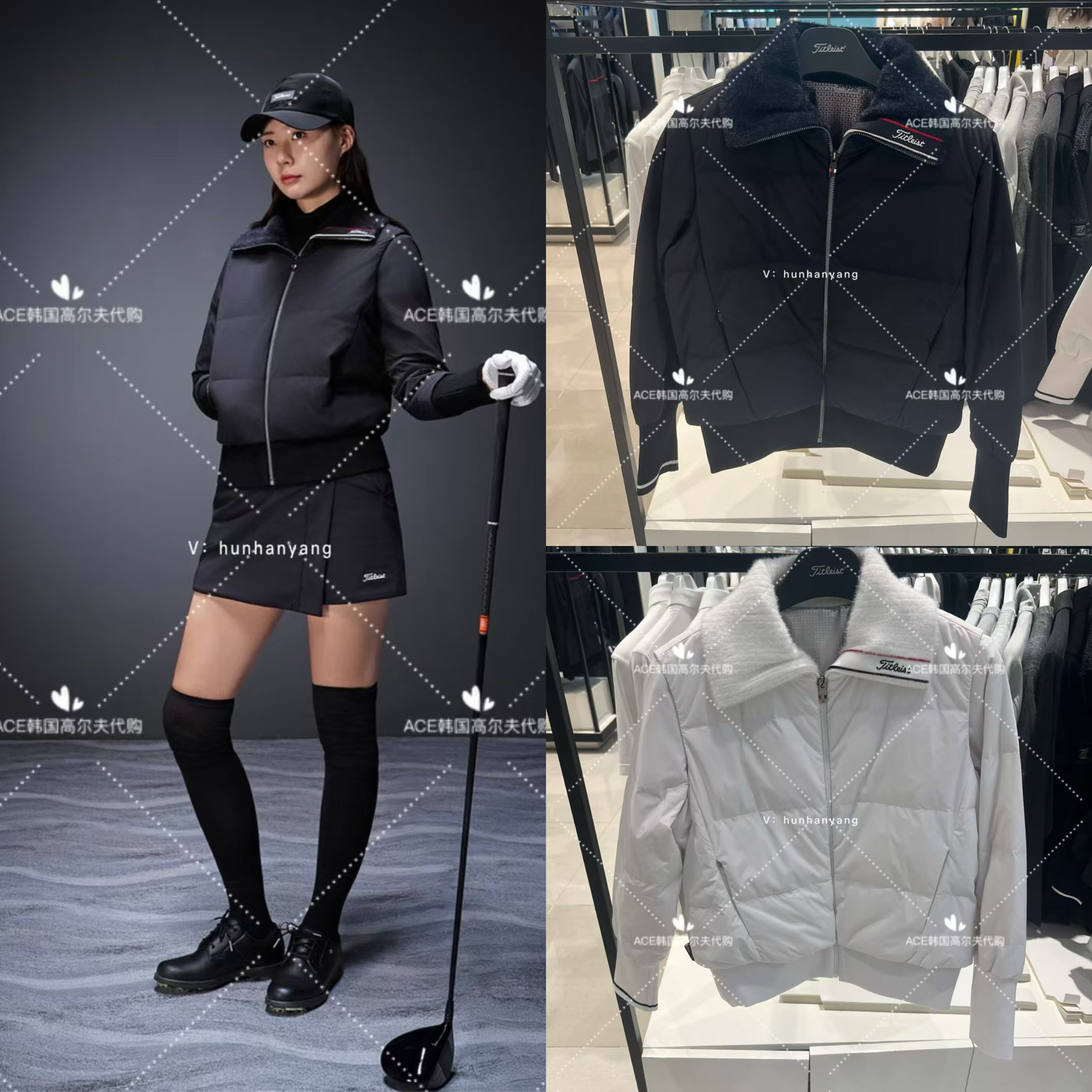 女士高尔夫服装25冬季上衣
