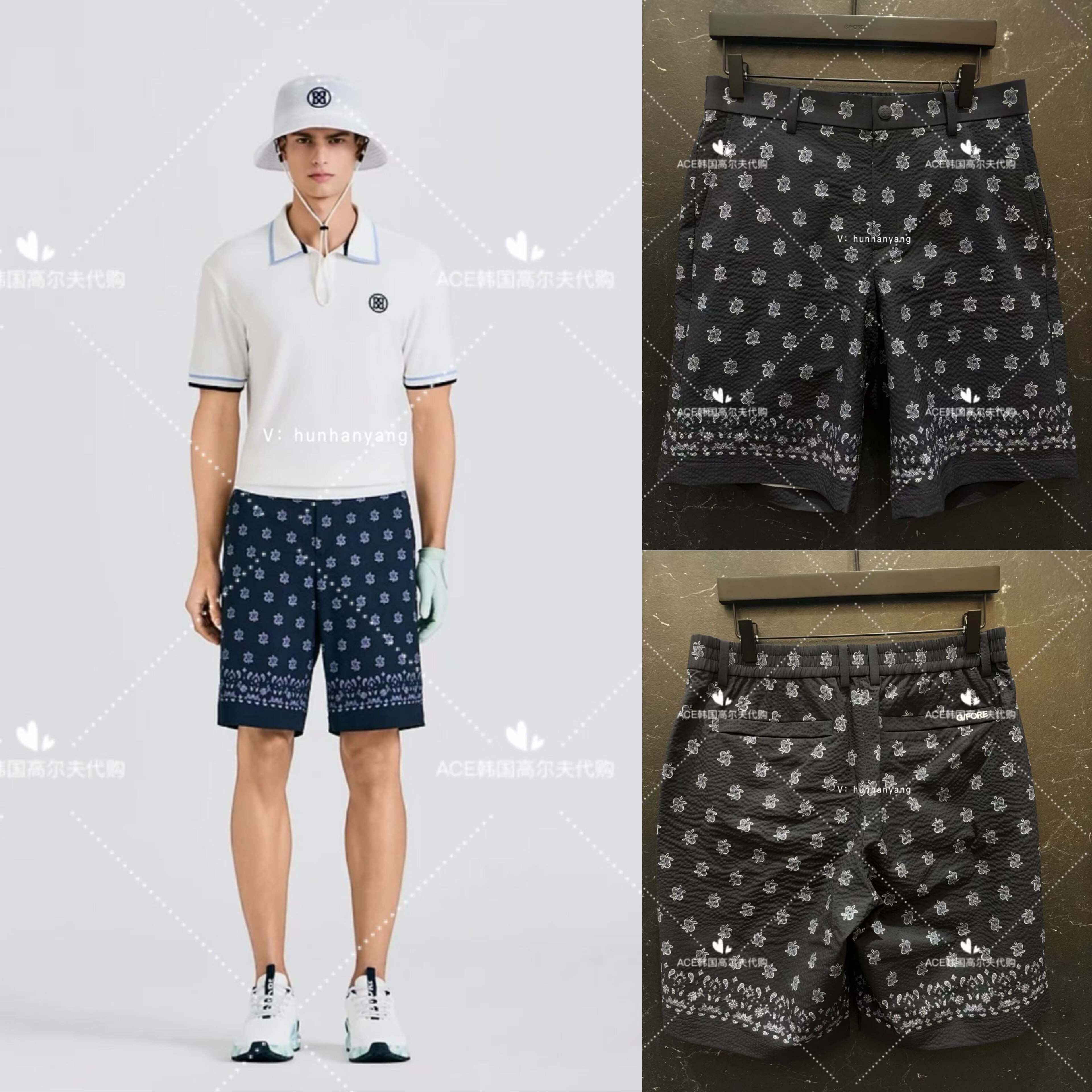 男士高尔夫球服26夏季短裤