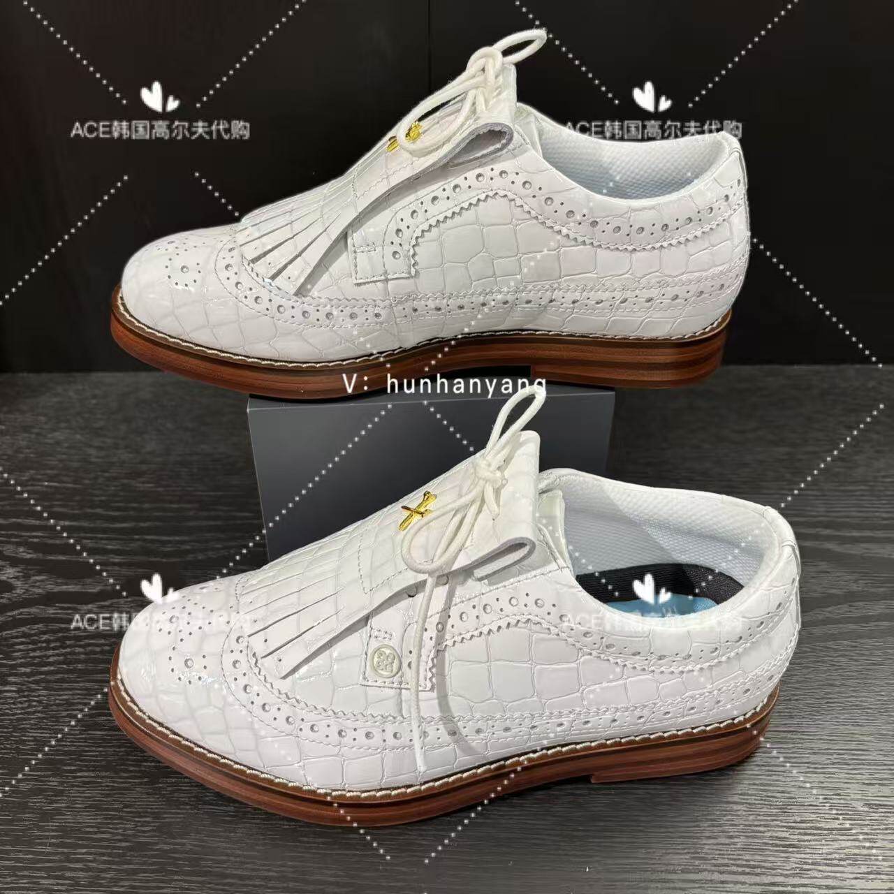 GFORE女士高尔夫球鞋26夏季新款百搭休闲时尚运动舒适运动皮质