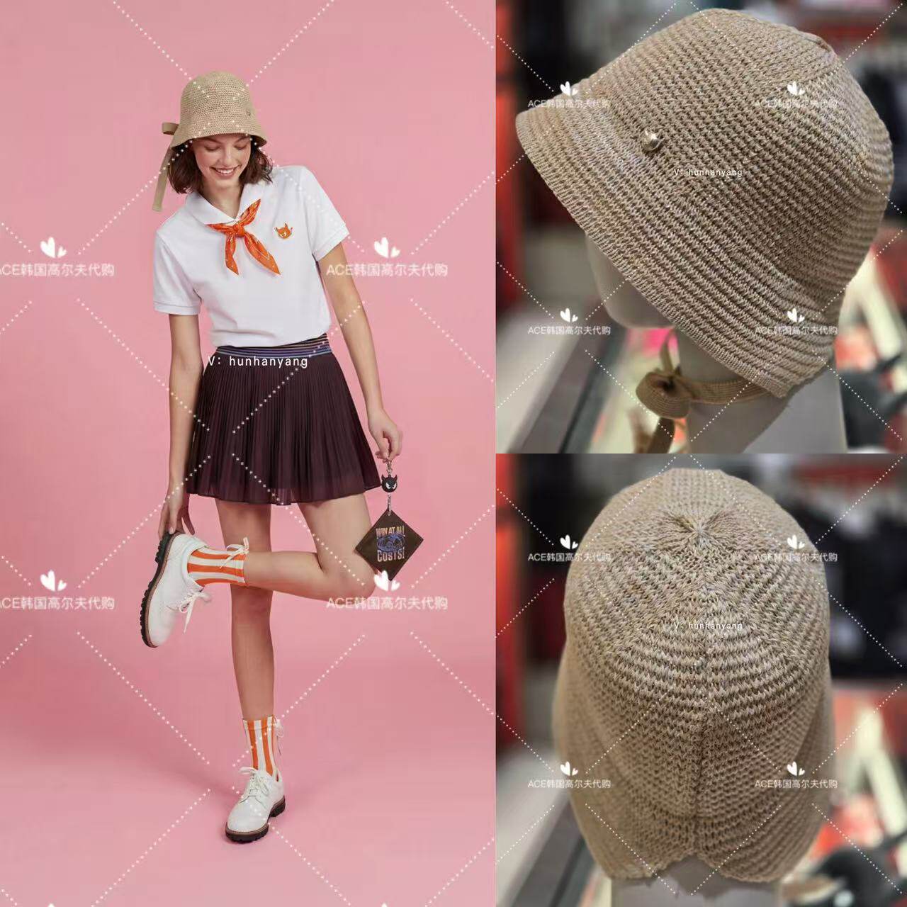 WAAC高尔夫帽子女士26夏季