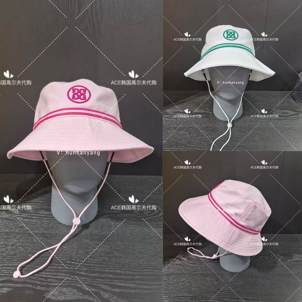 GFORE高尔夫球帽女士26春季新款百搭休闲时尚运动透气渔夫防晒帽