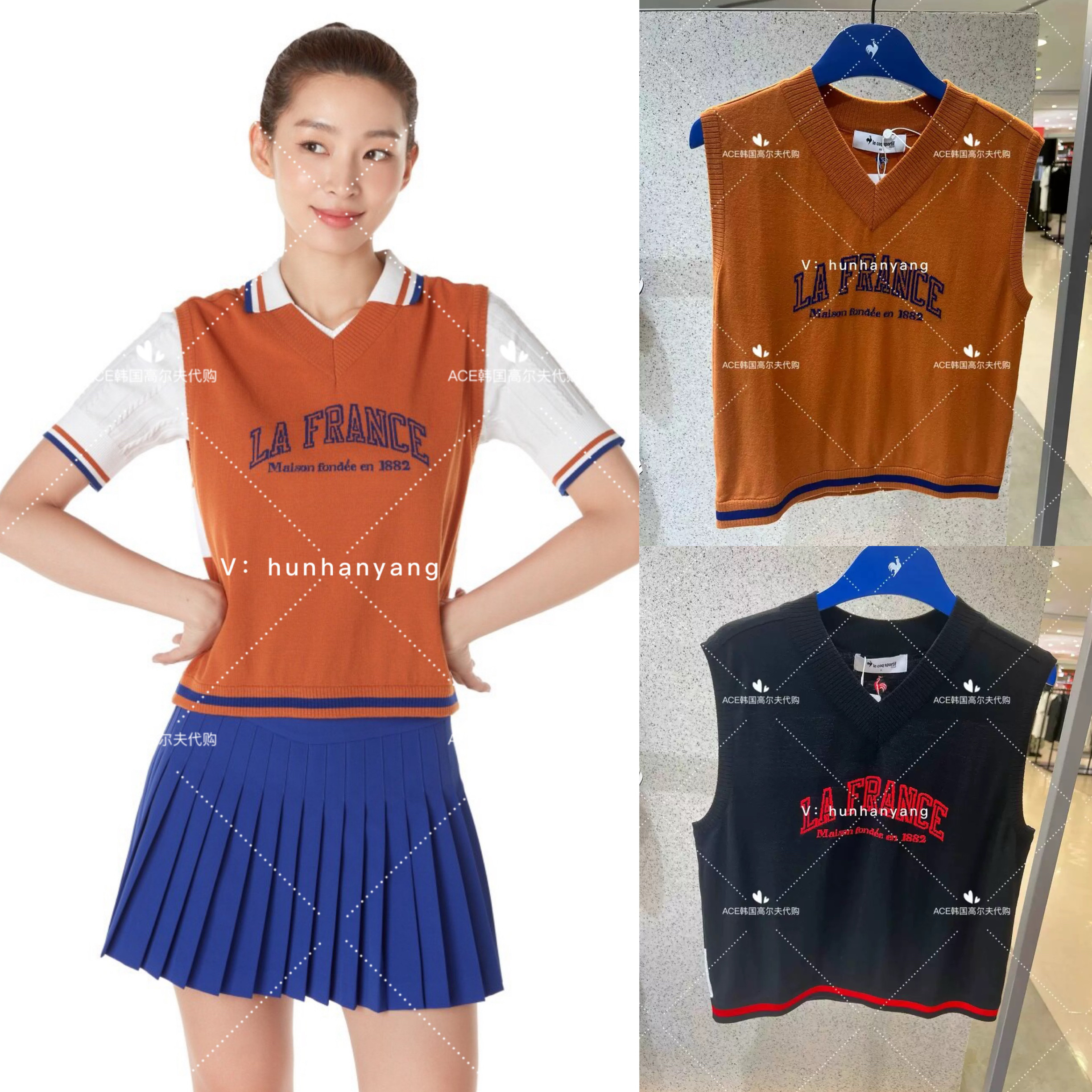 女士高尔夫服装24秋马甲