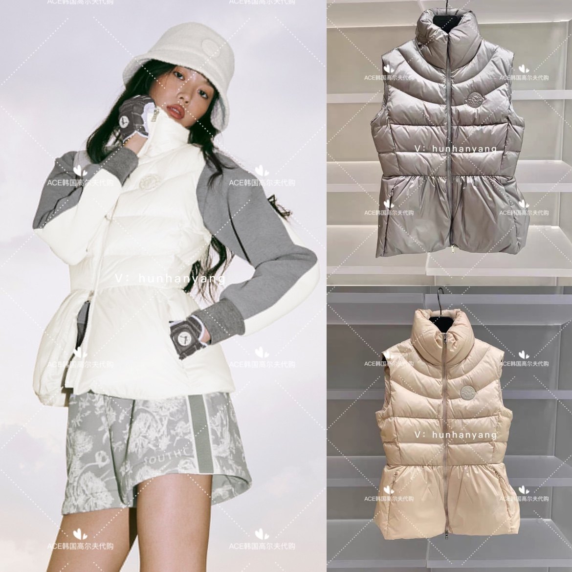 高尔夫女士保暖休闲运动马甲SC