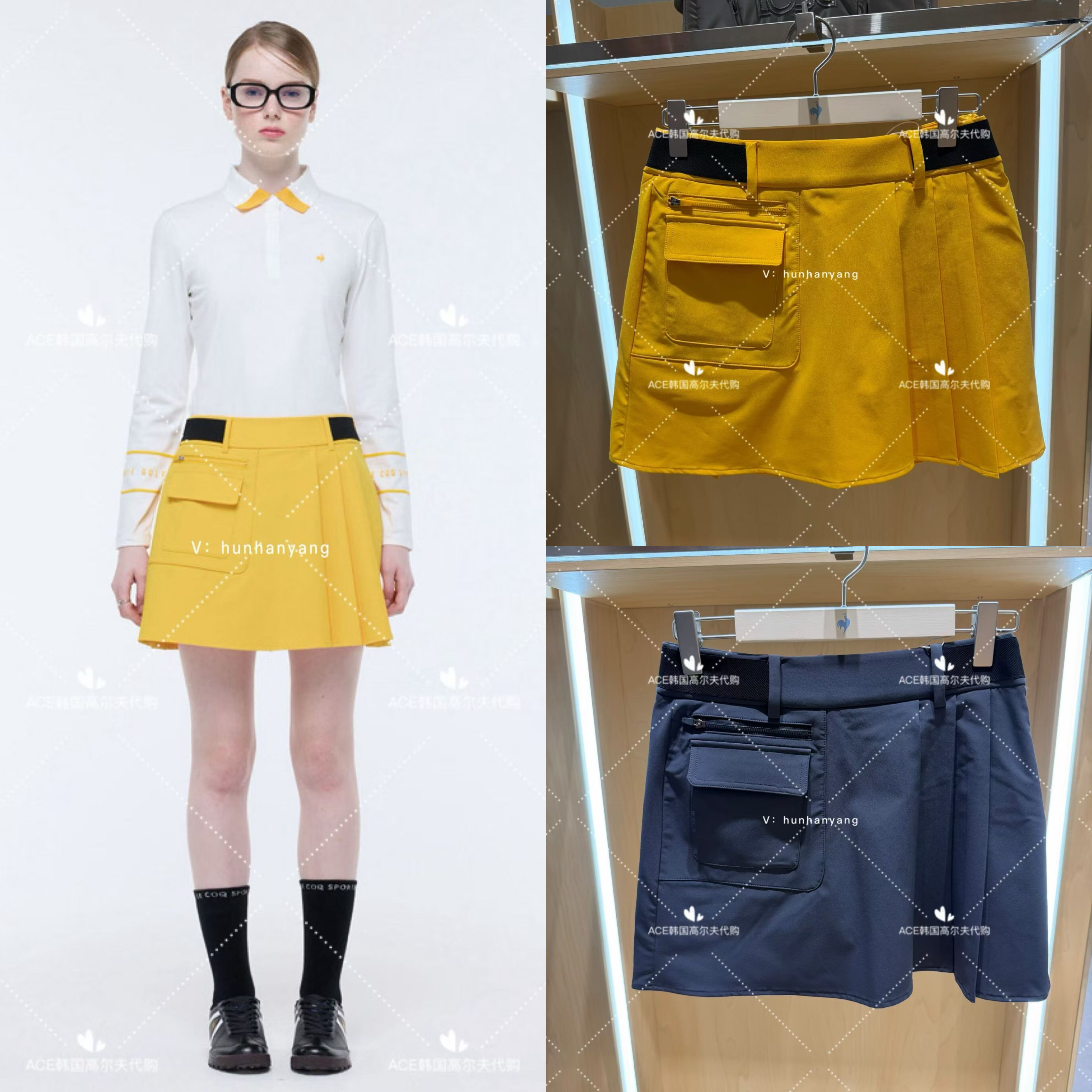 女士高尔夫服装25秋季裙子