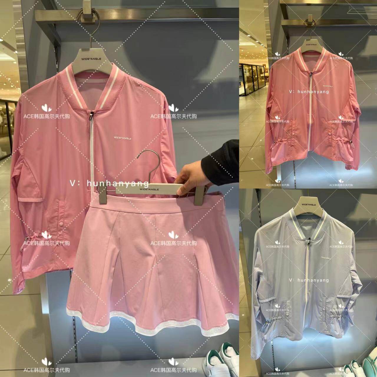 Wangle女士高尔夫服装24夏季