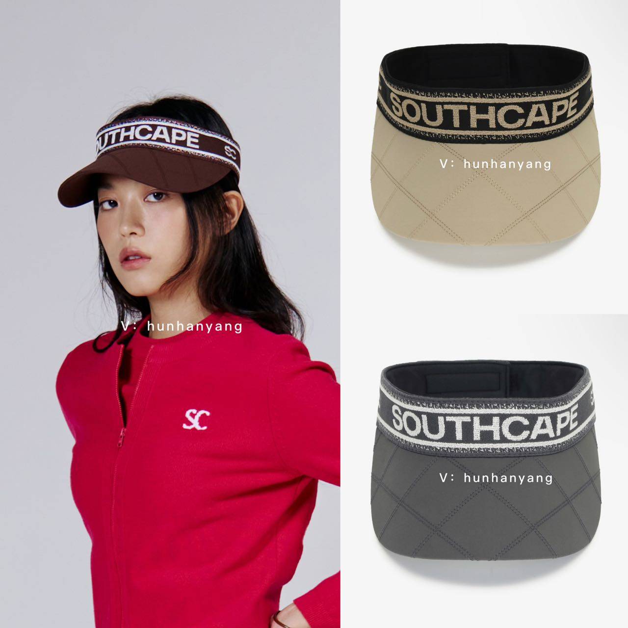 高尔夫女士休闲运动无顶防晒帽SC