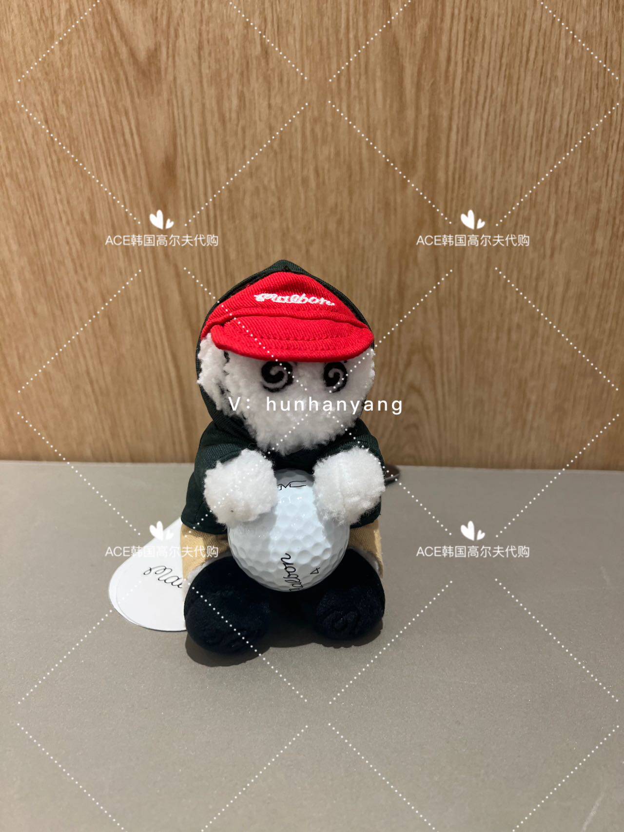 Malbon男女同款折扣高尔夫球球包挂饰24夏新百搭休闲时尚运动可爱