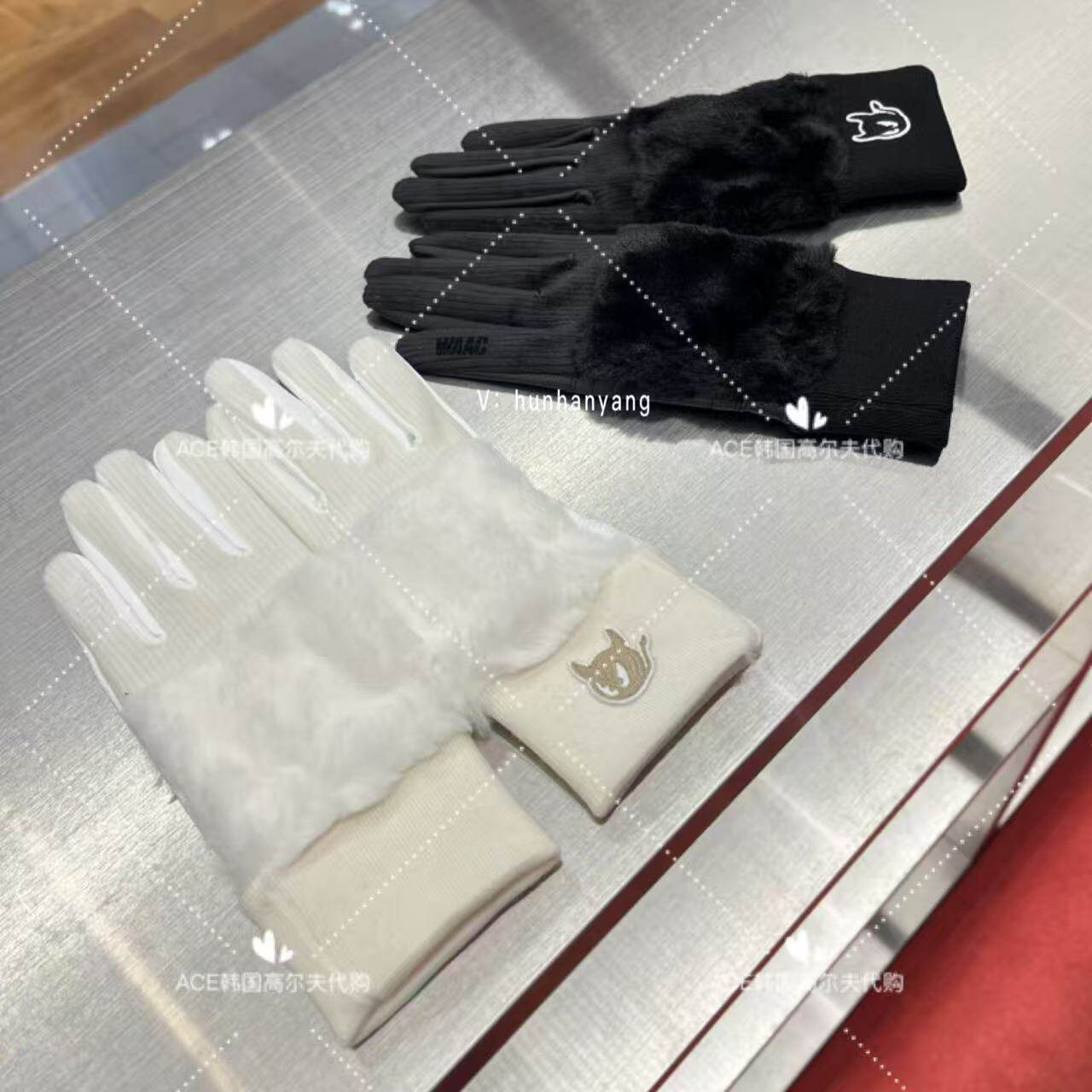 WAAC高尔夫双手手套女士26冬季