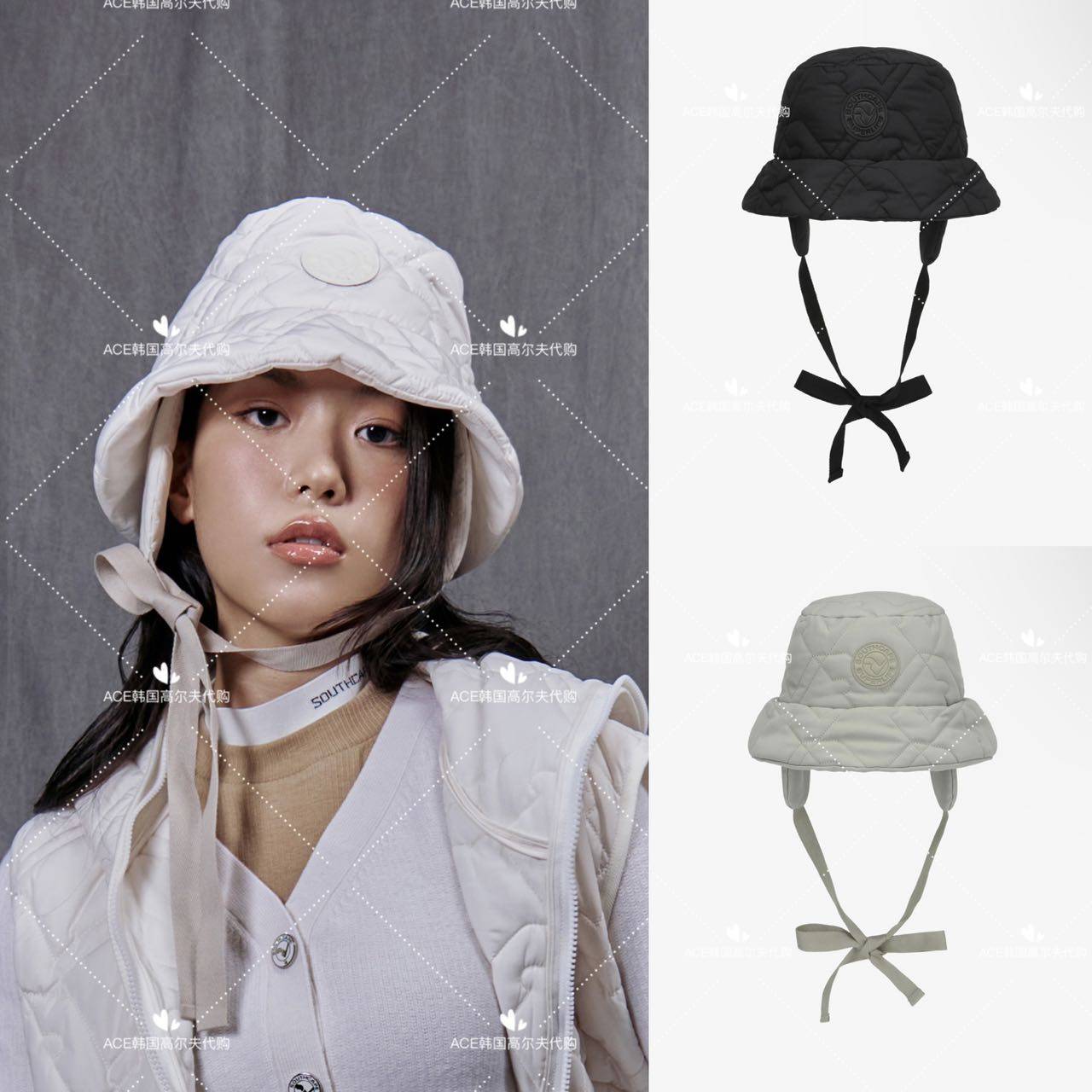 高尔夫女士保暖休闲运动渔夫帽