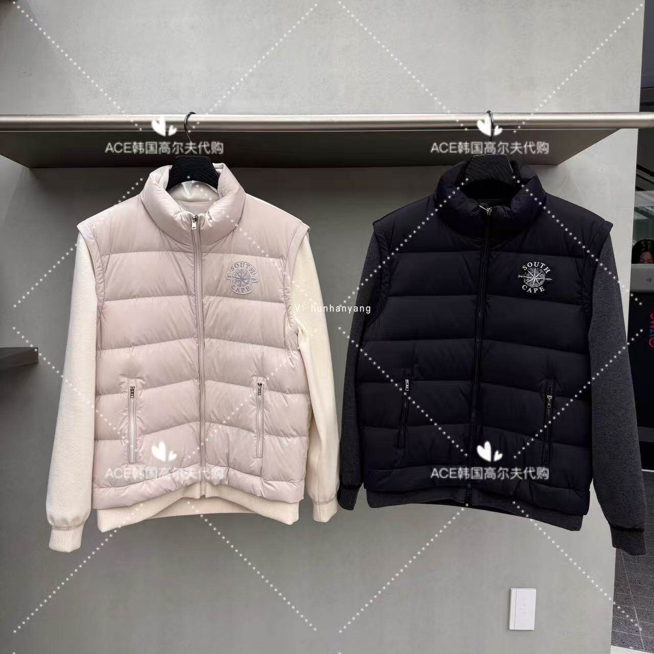 SOUTHCAPE女高尔夫保暖防风外套