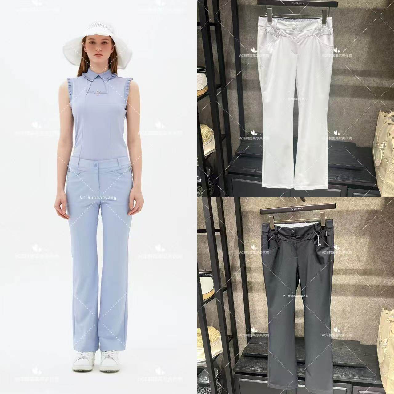 女士高尔夫服装25夏季裤子