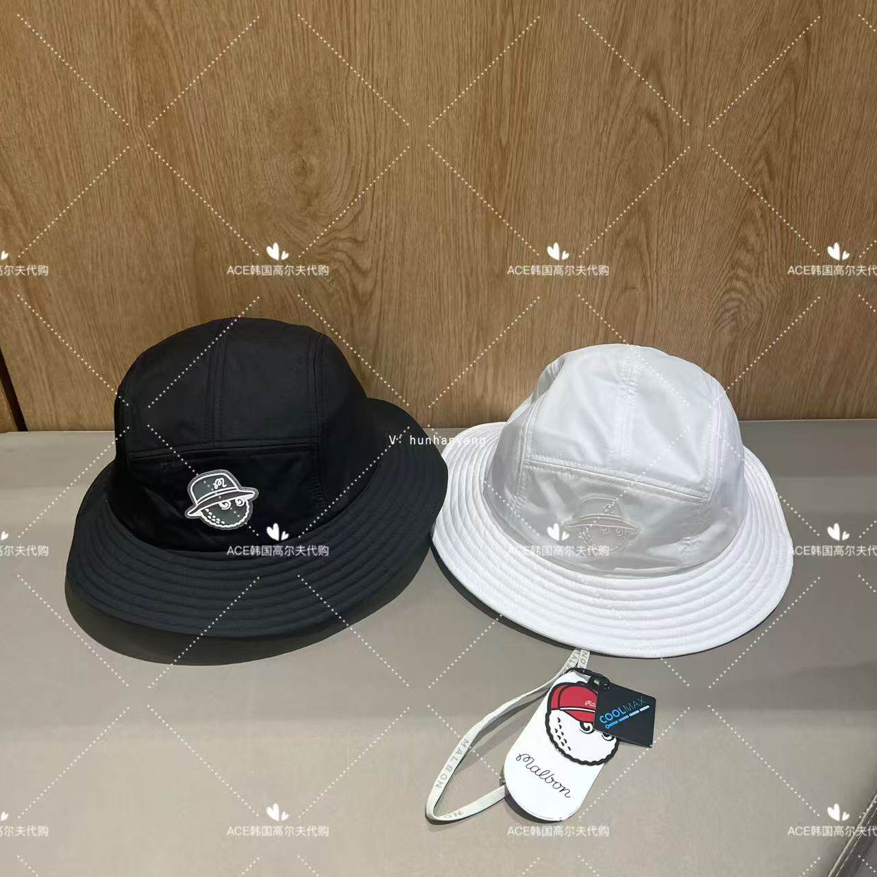 MALBON男女高尔夫渔夫帽防晒帽