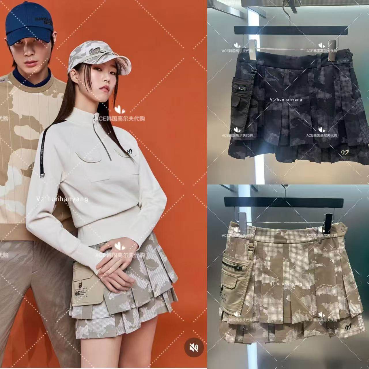 女士高尔夫服装25秋季裙子