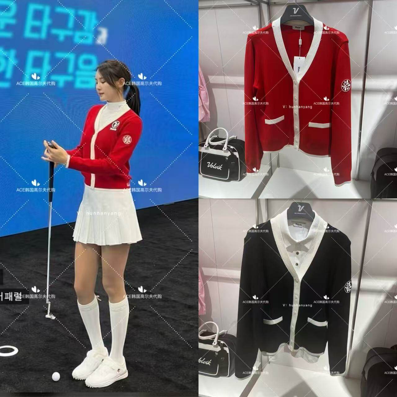 女士高尔夫服装25春季上衣