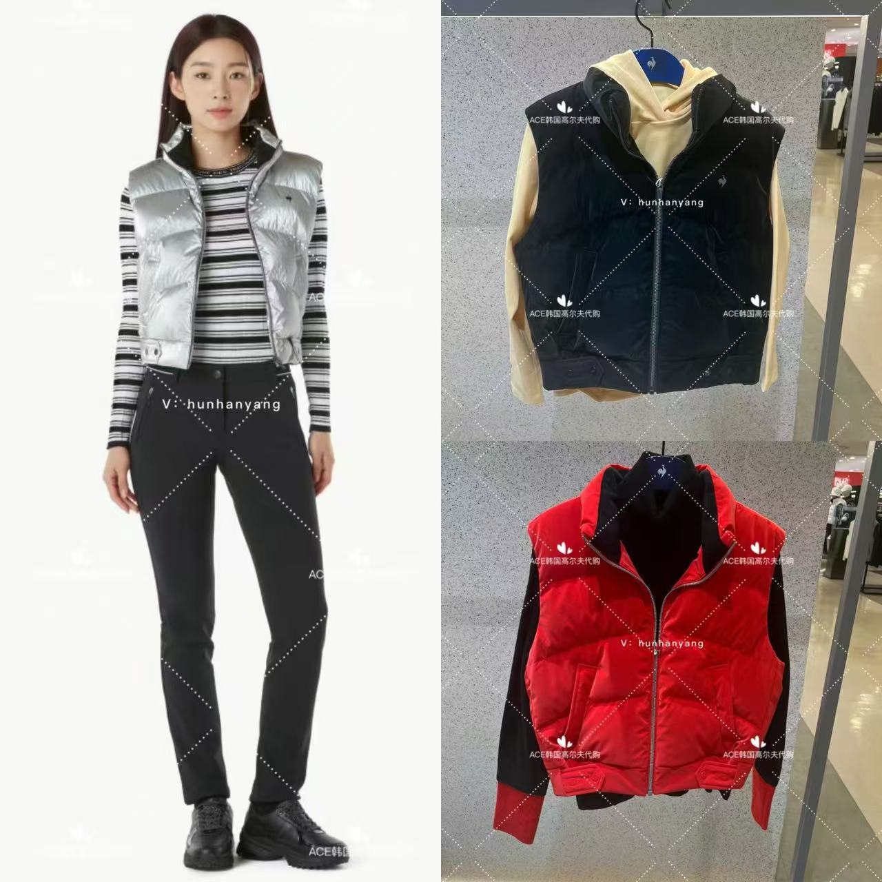女士高尔夫服装24秋冬马甲