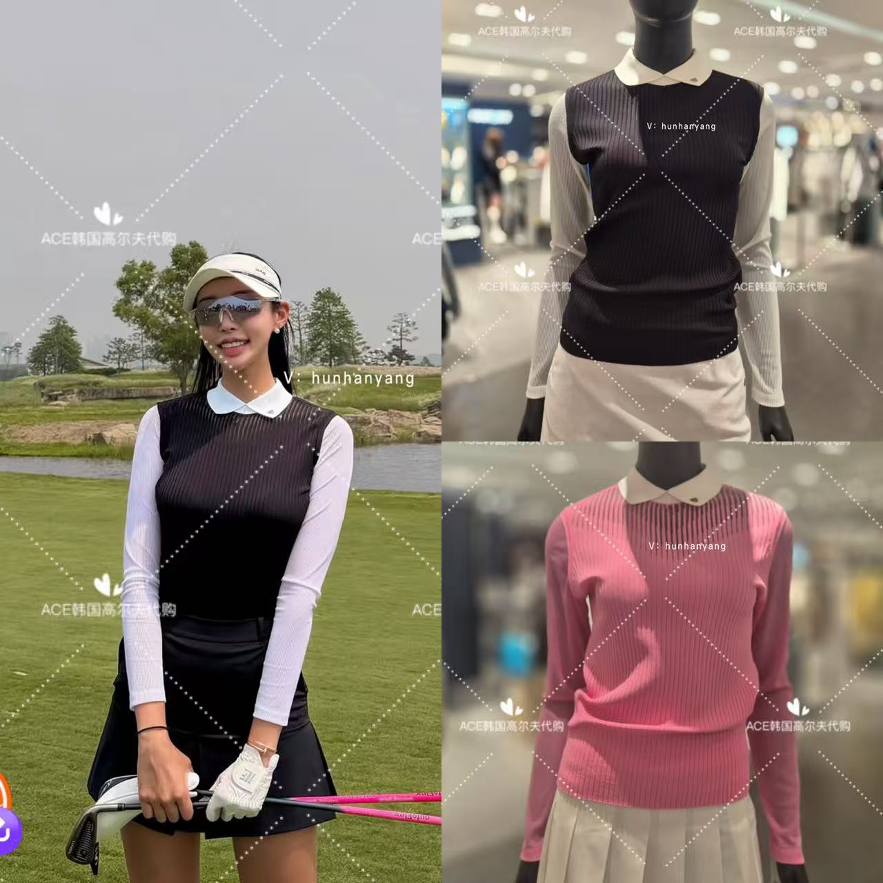 PING高尔夫长袖女士26夏季