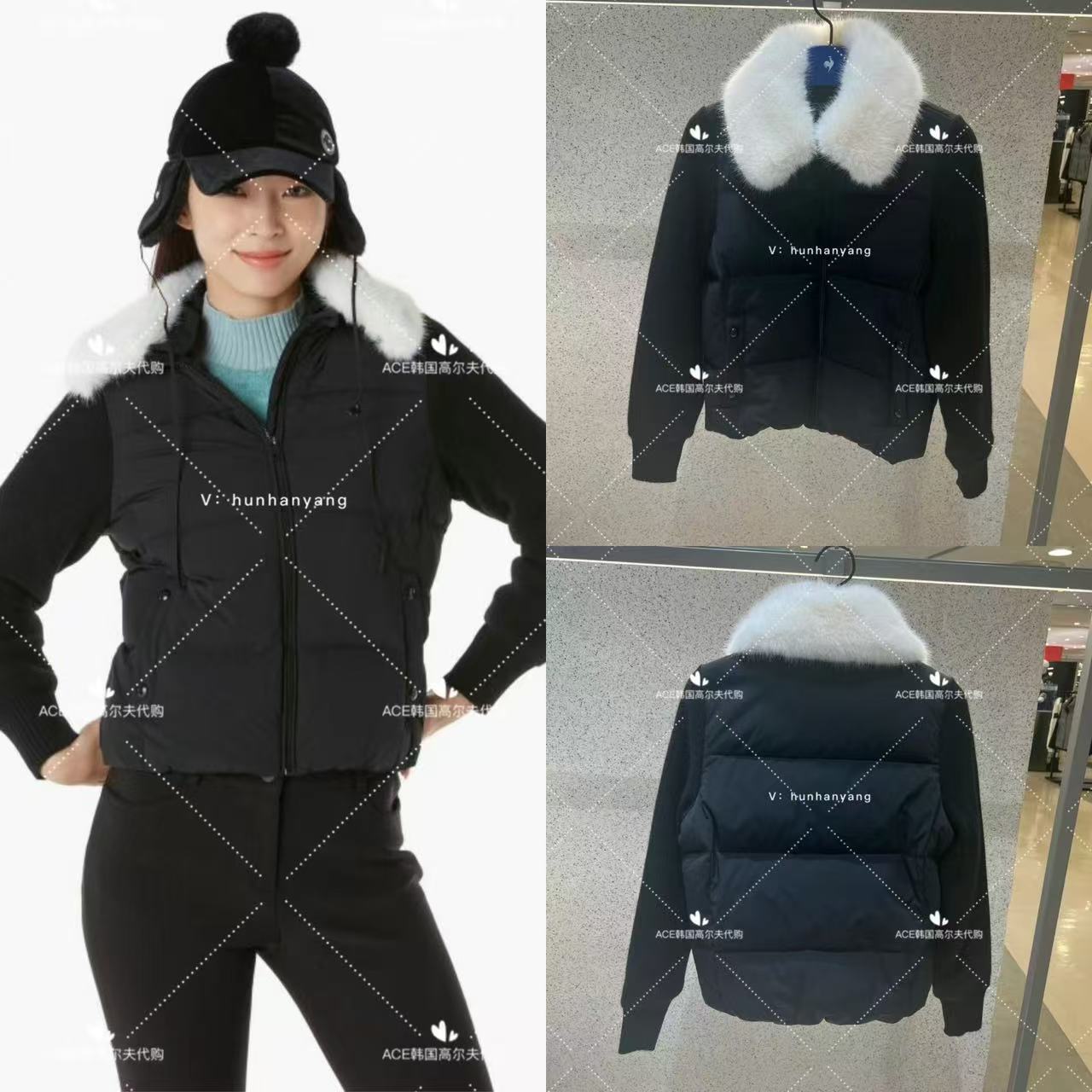 女士高尔夫服装24秋冬外套