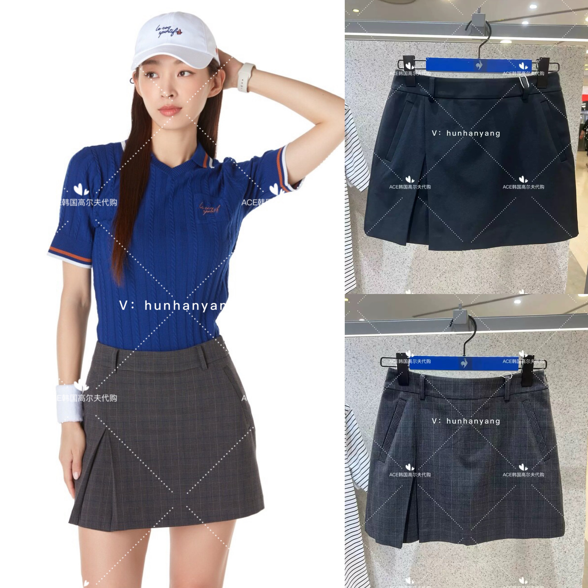 女士高尔夫服装24秋短裙