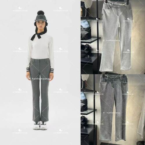 女士高尔夫服装24秋冬长裤