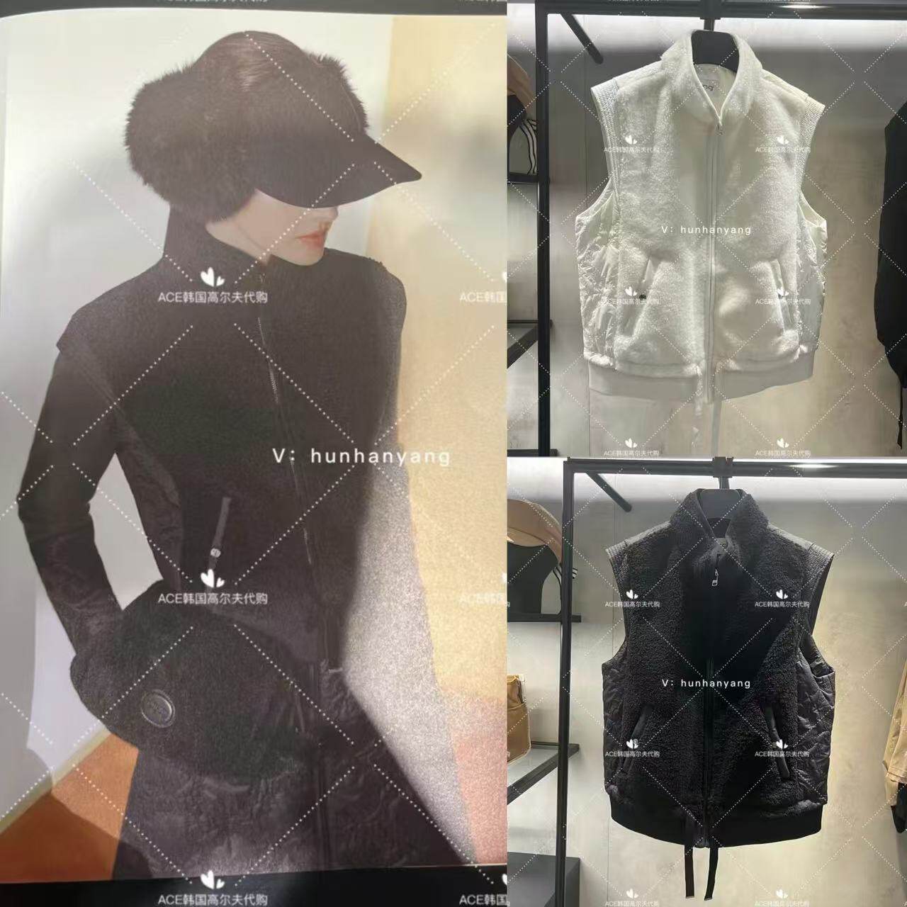 女士高尔夫服装24秋冬马甲