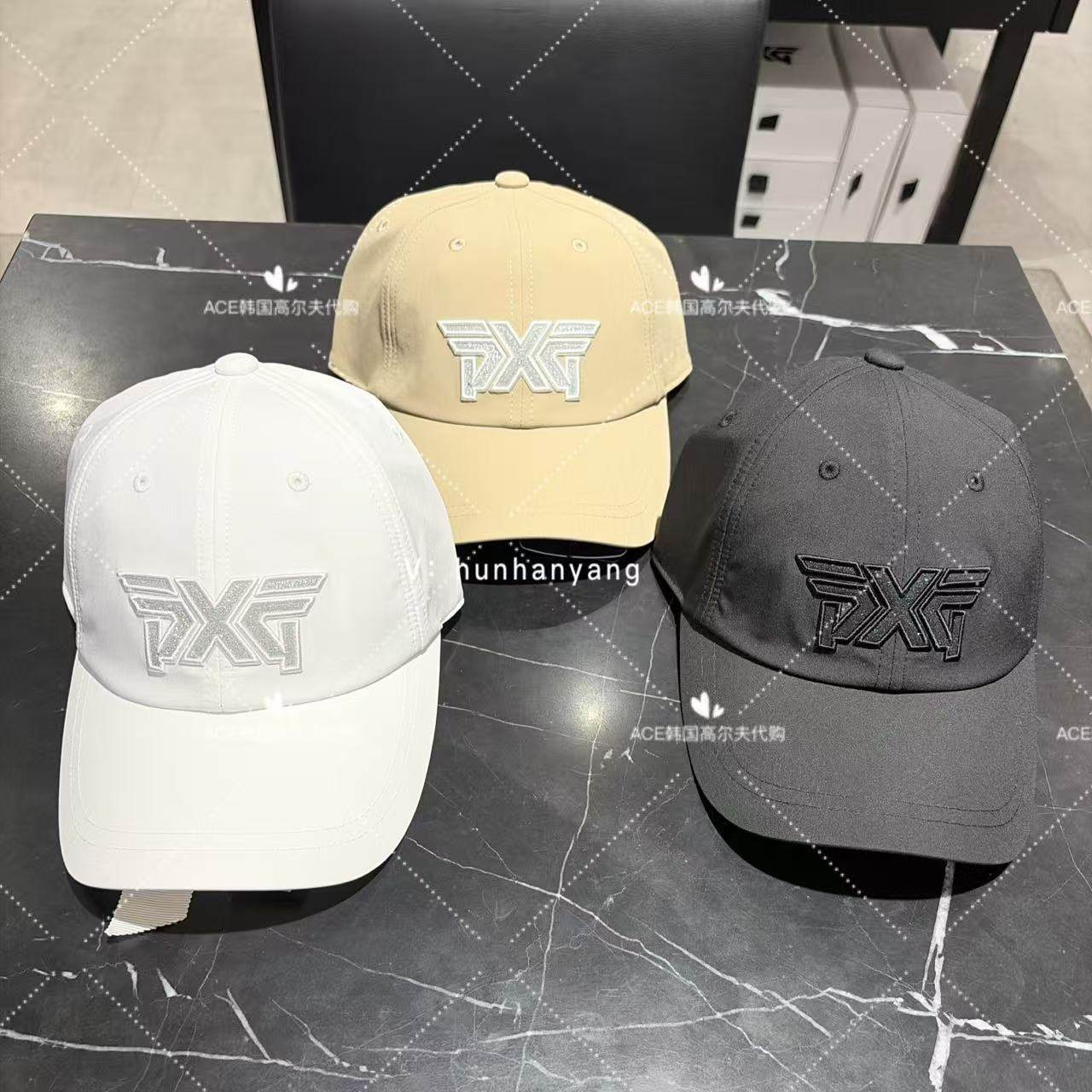 PXG高尔夫球帽女士26春季新款百搭休闲时尚运动LOGO蝴蝶结防晒帽