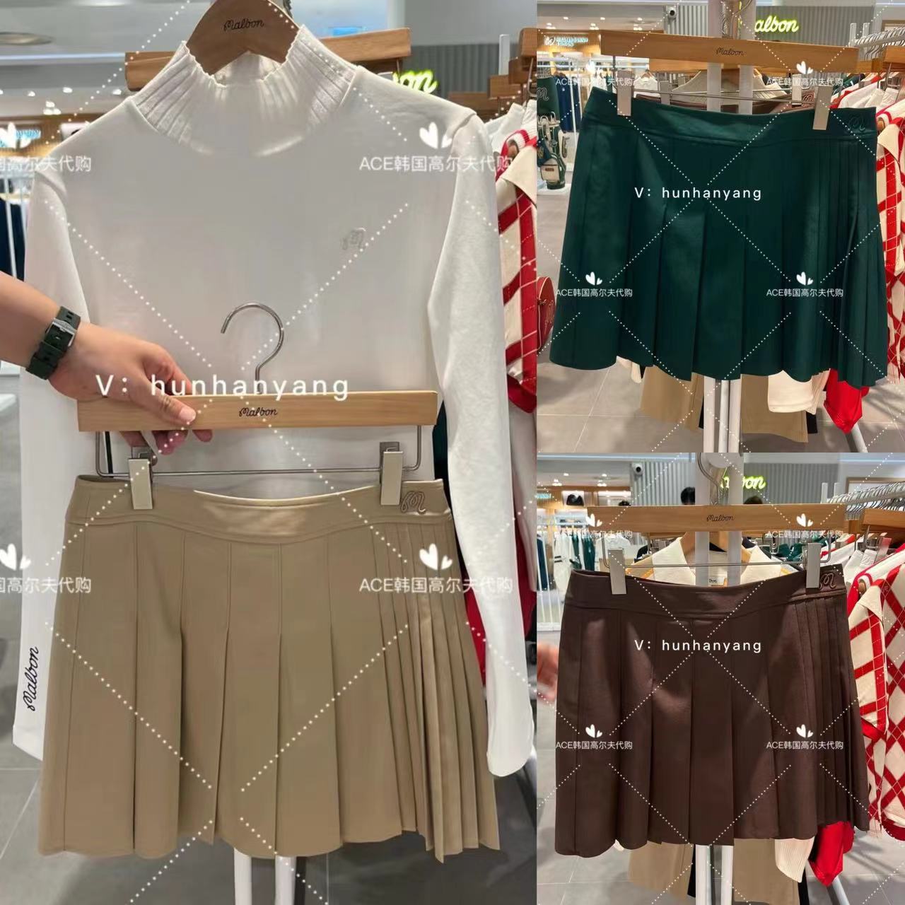 女士高尔夫服装24秋季短裙