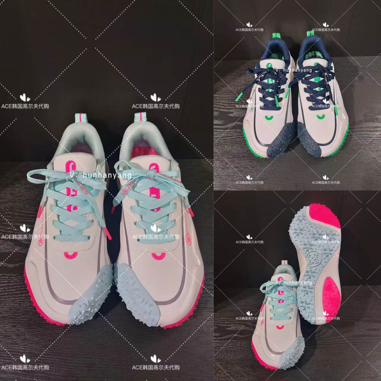 GFORE女士高尔夫球鞋26春季新款百搭休闲时尚运动厚底运动鞋