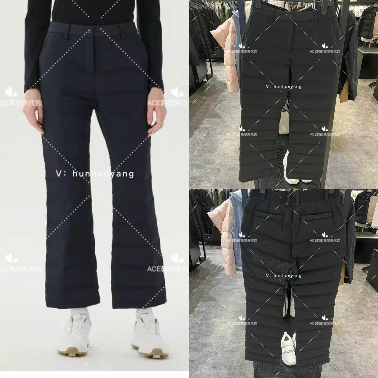 女士高尔夫服装24秋冬长裤