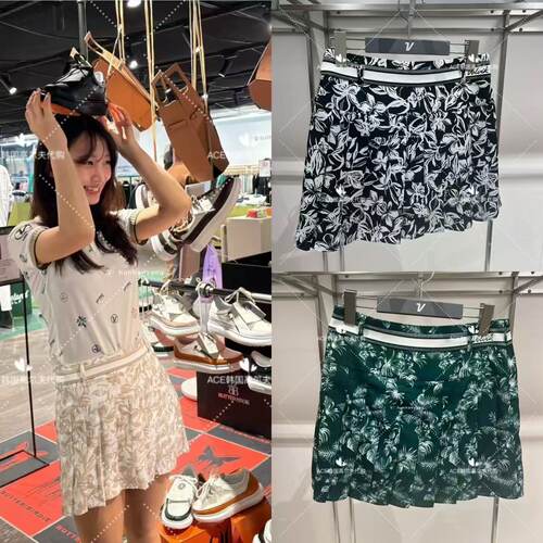 女士高尔夫服装25夏季短裙