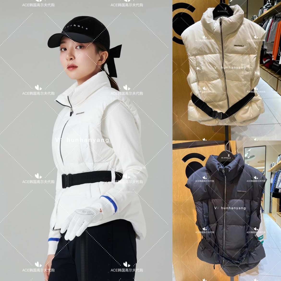 Wangle高尔夫女士收腰上衣