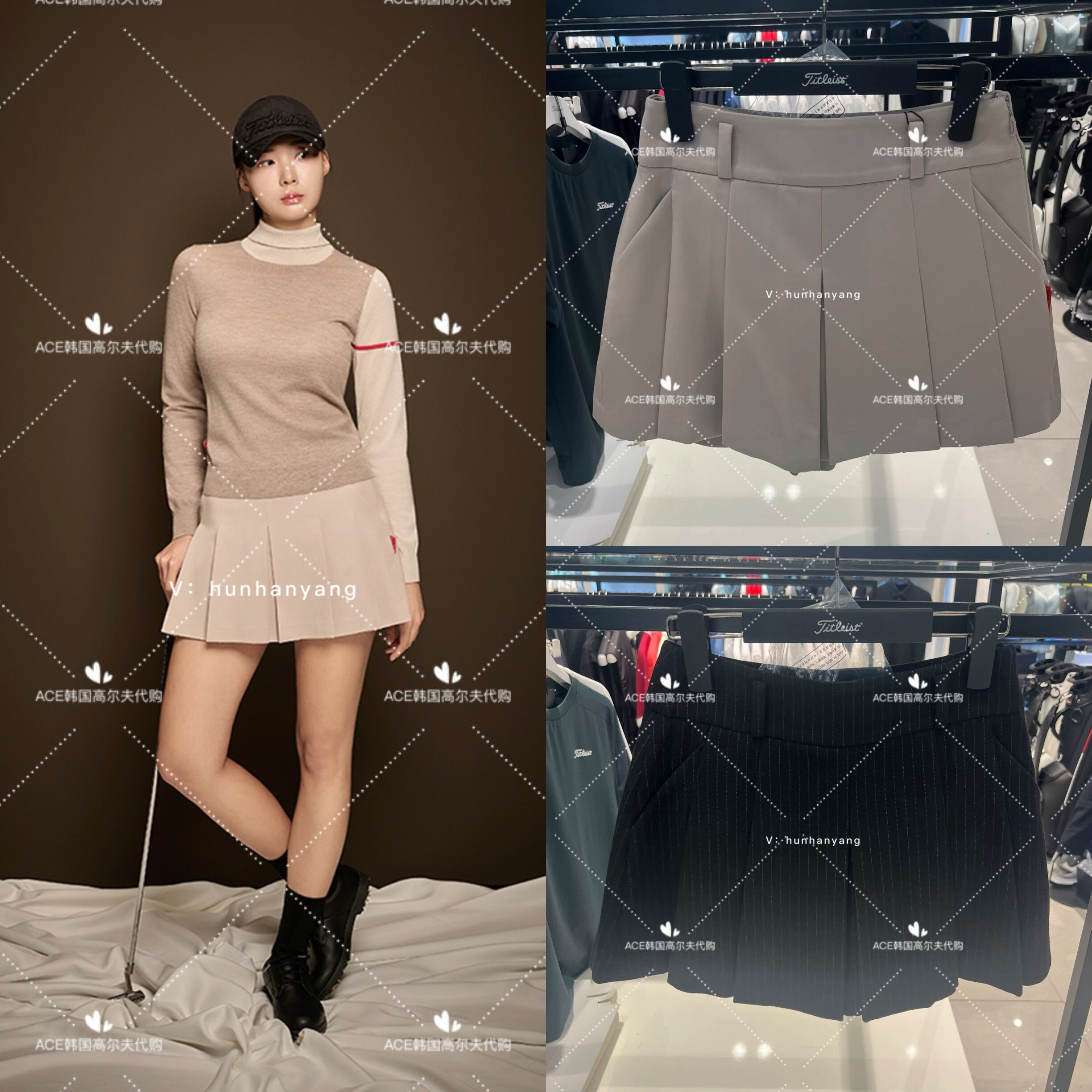 女士高尔夫服装25秋季裙子