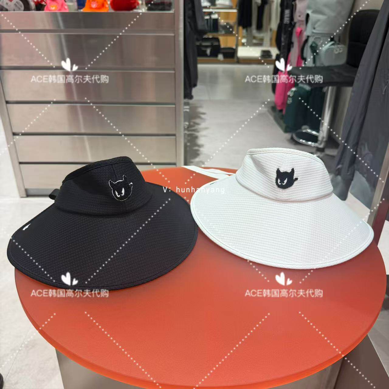 WAAC高尔夫球帽女士无顶防晒帽