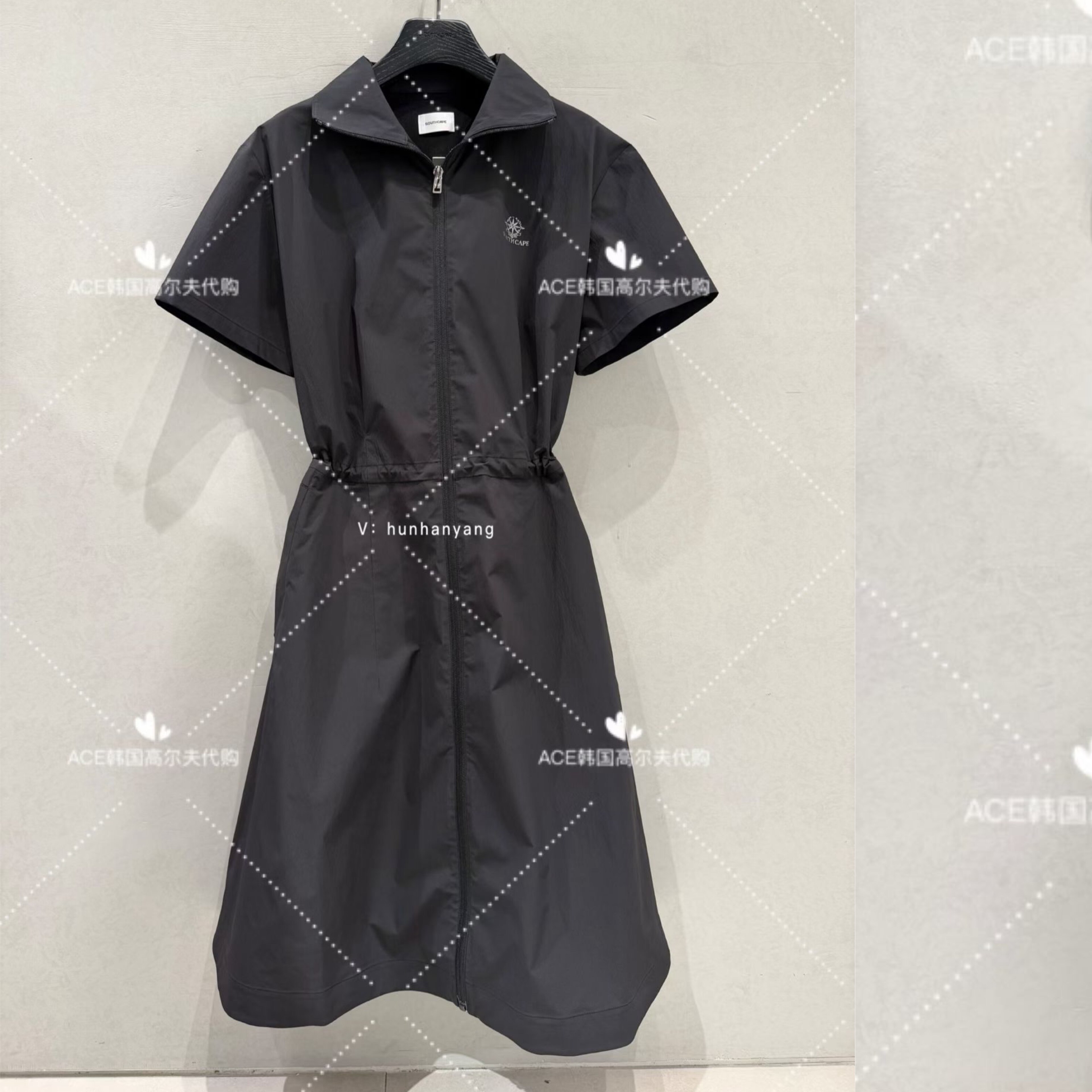 SOUTHCAPE女士高尔夫连衣裙26夏季新款百搭休闲运动短袖连衣裙