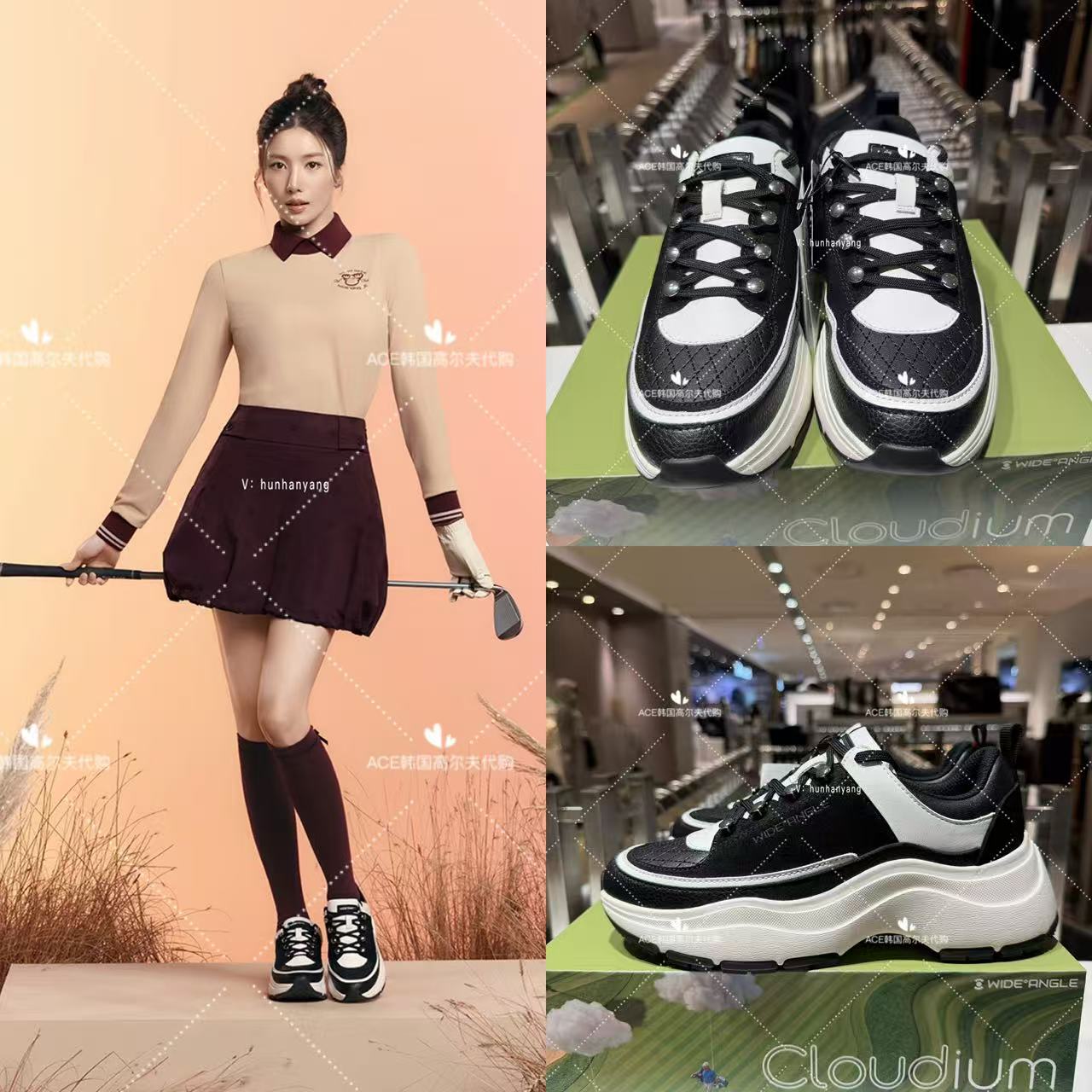 WANGLE高尔夫球鞋女士26秋季