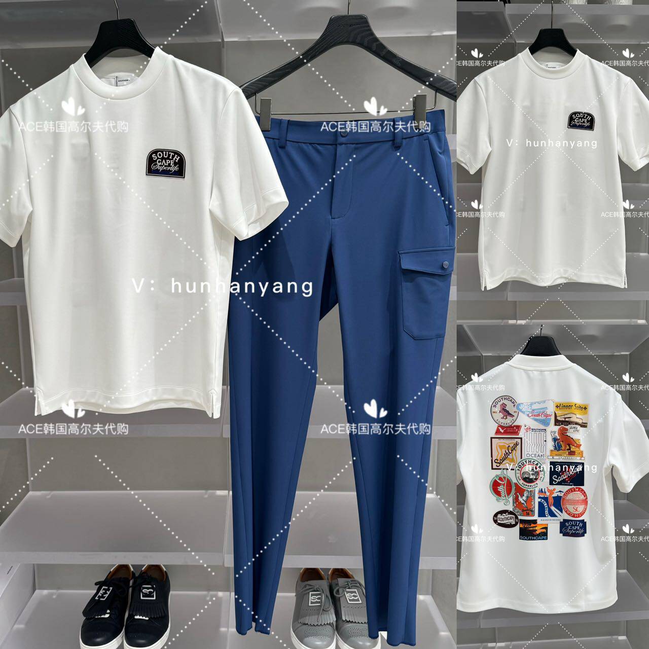 SOUTHCAPE男士高尔夫半袖