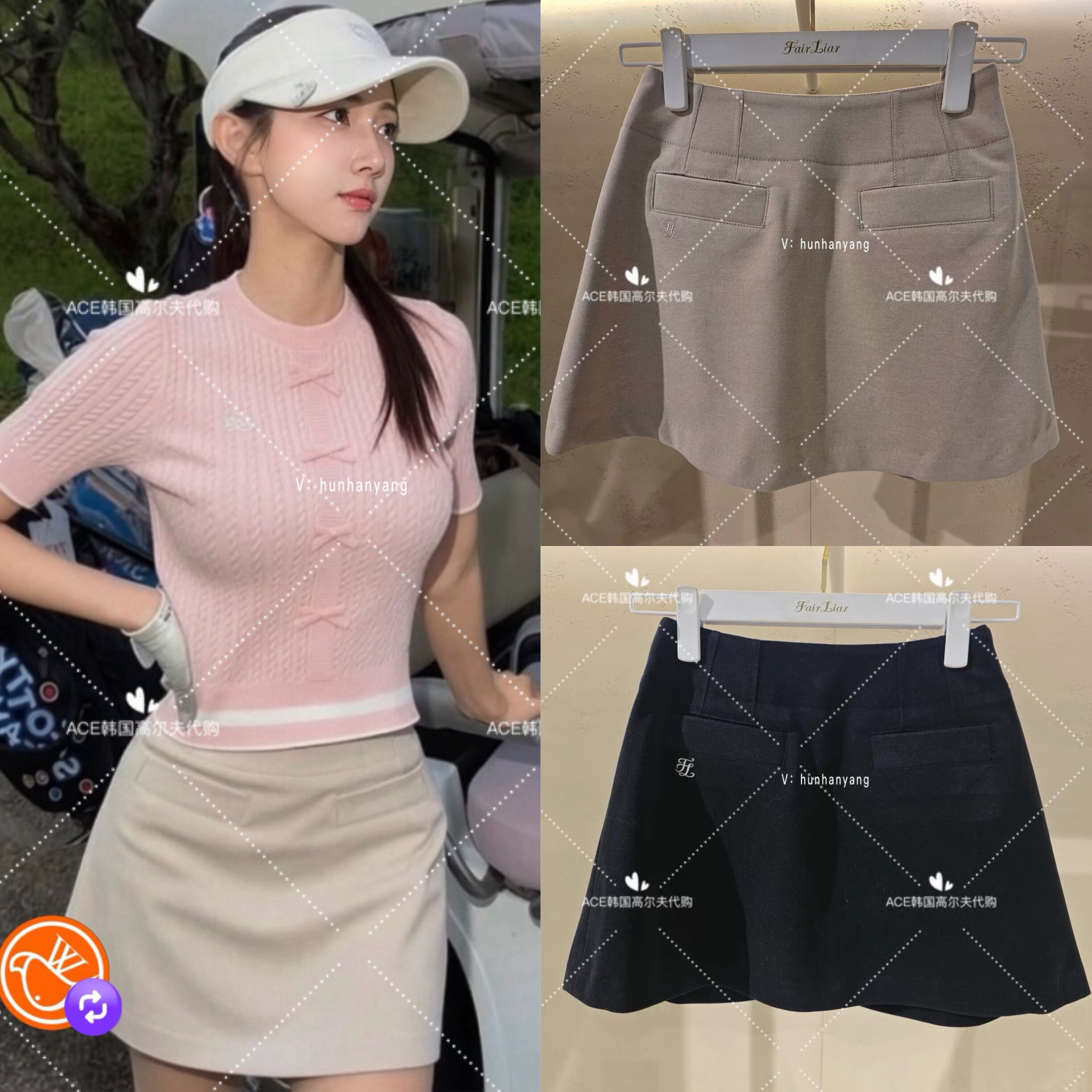 女士高尔夫服装26冬季裙子