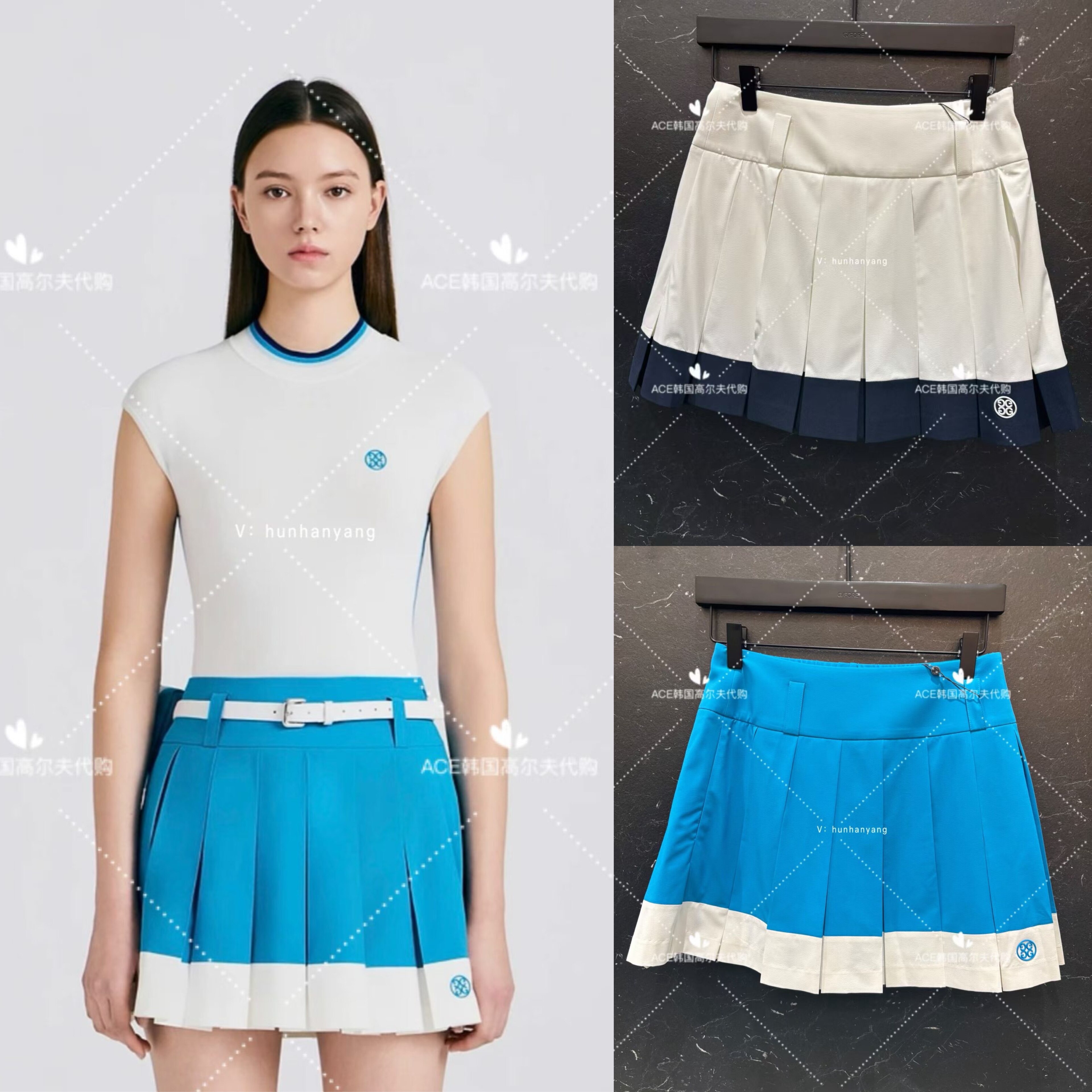 女士高尔夫服装26夏季裙子