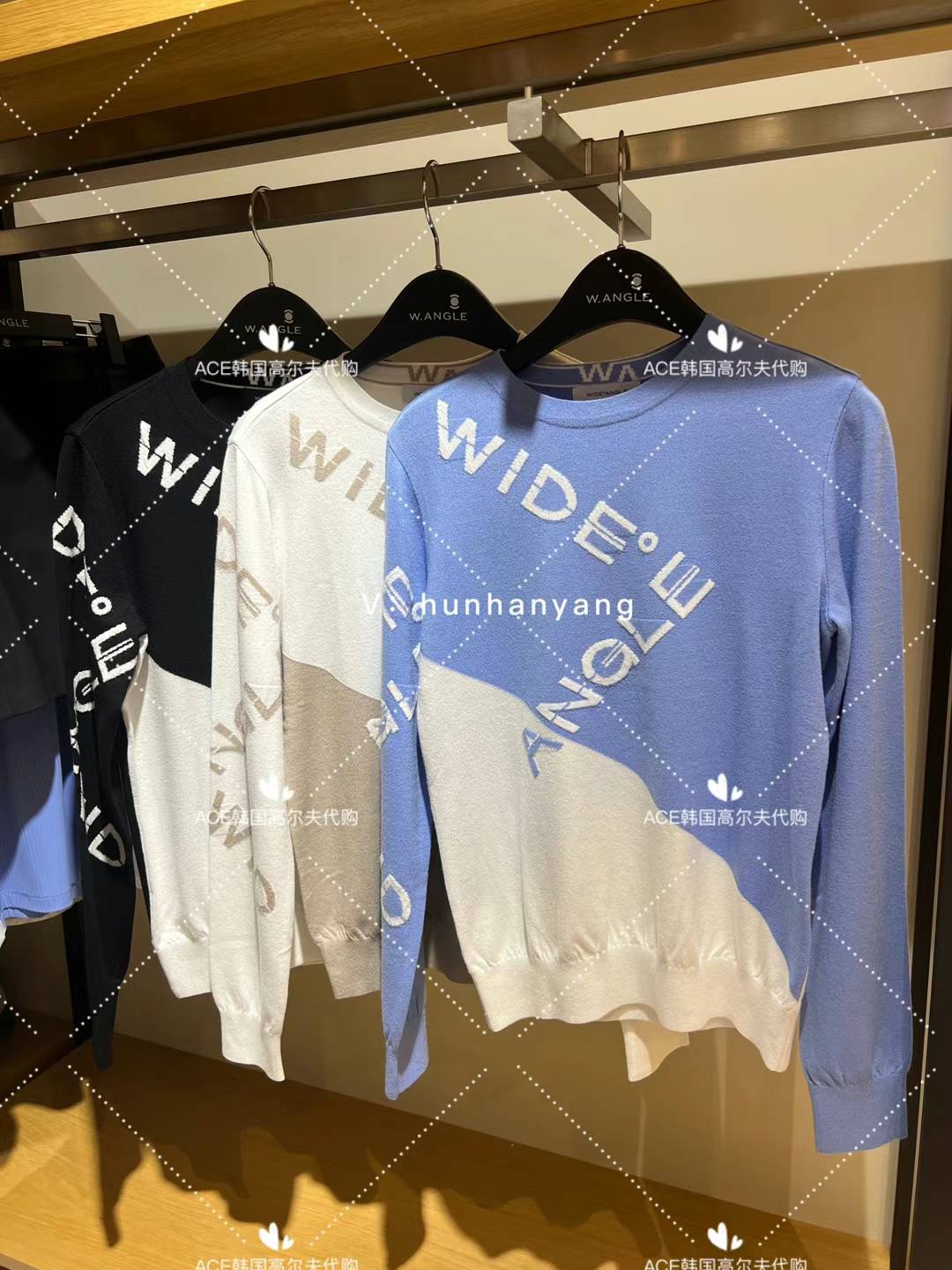 Wangle女士高尔夫球服24春季新款