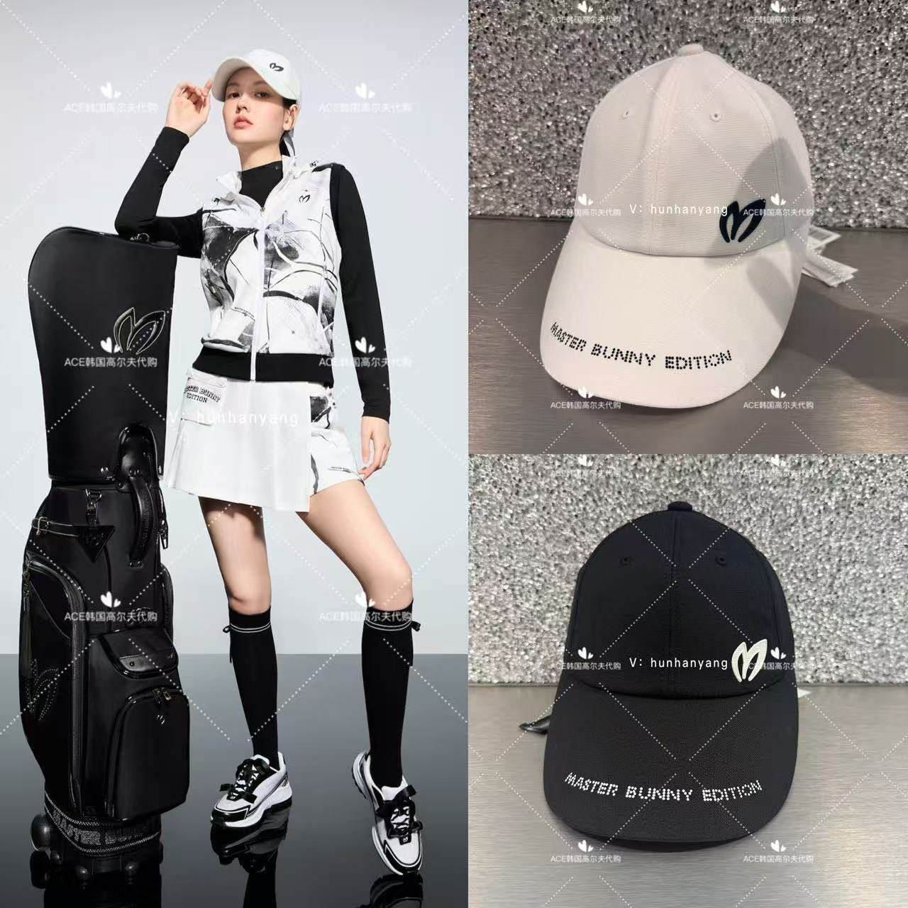 MasterBunny小兔子女士高尔夫球帽26春季新款百搭休闲时尚蝴蝶结