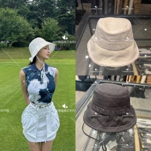 St ANDREWS女士折扣高尔夫球帽25春休闲运动时尚蝴蝶结渔夫防晒帽