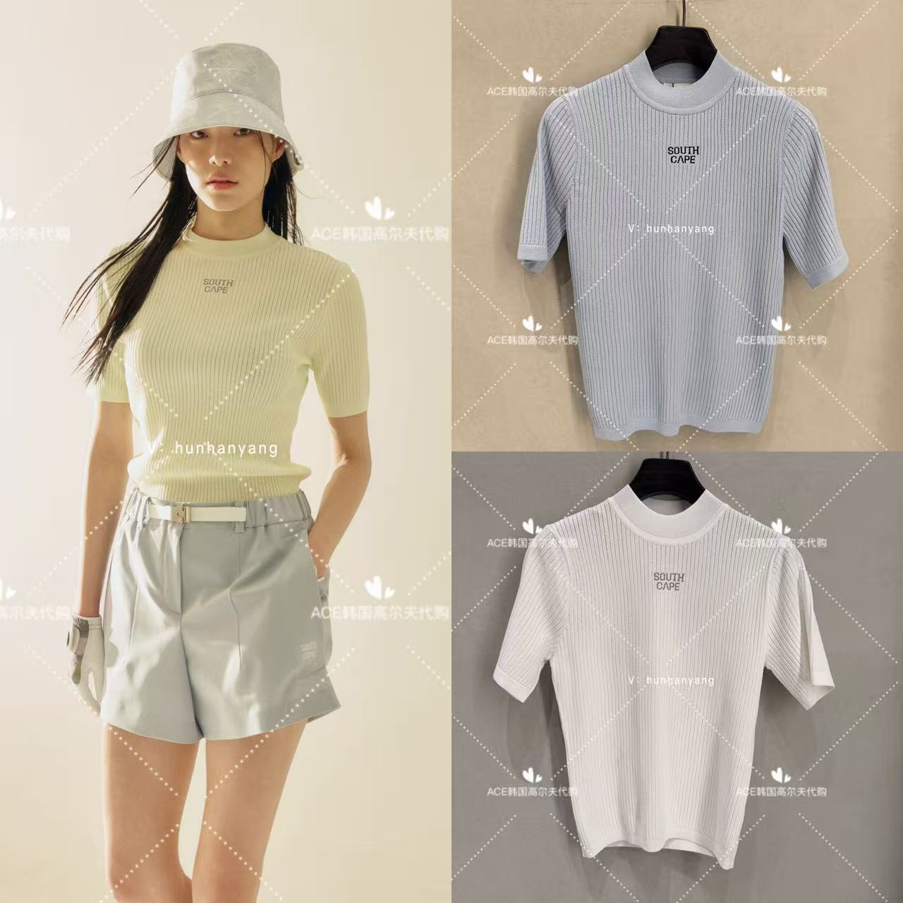 SOUTHCAPE女士高尔夫半袖26春