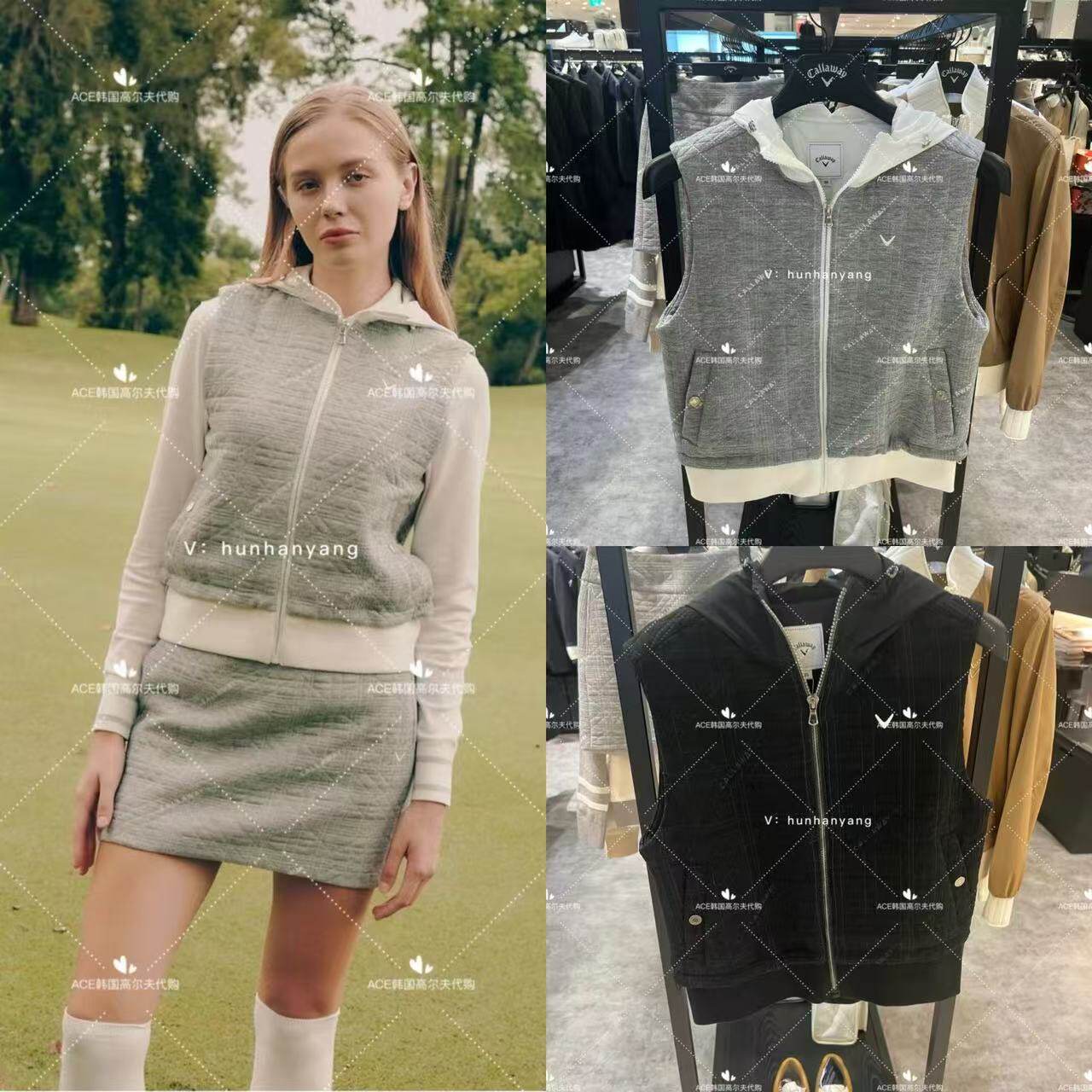 女士高尔夫服装24秋冬马甲