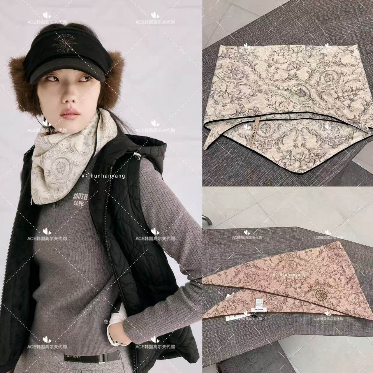 SouthCape女士高尔夫围脖25冬季